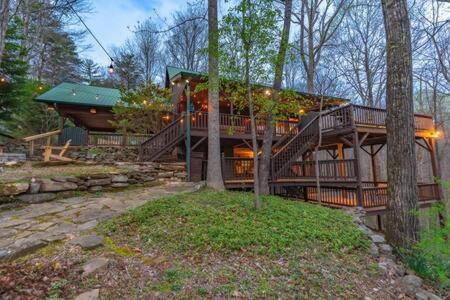 Family Fun-Relax-Mtn View-Game Rm-Hottub Villa Blue Ridge Luaran gambar
