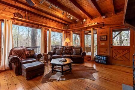 Family Fun-Relax-Mtn View-Game Rm-Hottub Villa Blue Ridge Luaran gambar