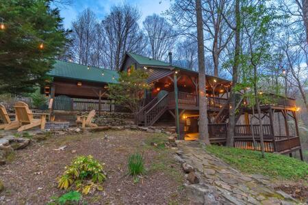 Family Fun-Relax-Mtn View-Game Rm-Hottub Villa Blue Ridge Luaran gambar