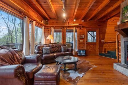 Family Fun-Relax-Mtn View-Game Rm-Hottub Villa Blue Ridge Luaran gambar